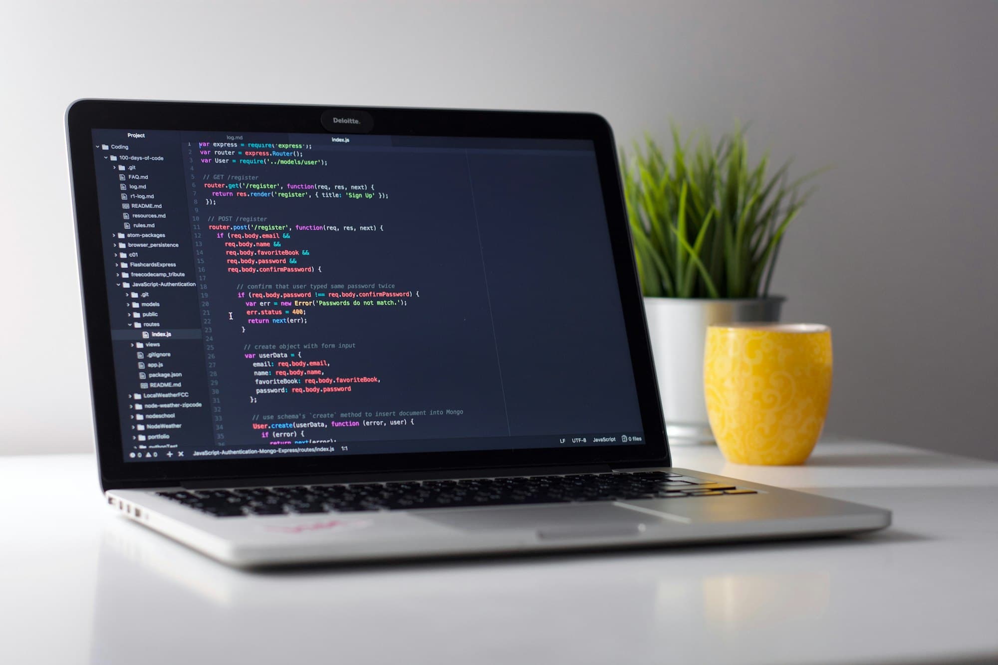 Engineer at a terminal — federal data environment